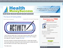 Tablet Screenshot of healthmoneysuccess.com
